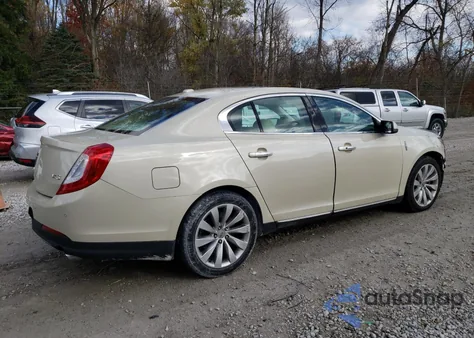 2014 Lincoln Mks z USA, uszkodzony, nr VIN 1LNHL9DK9EG601878